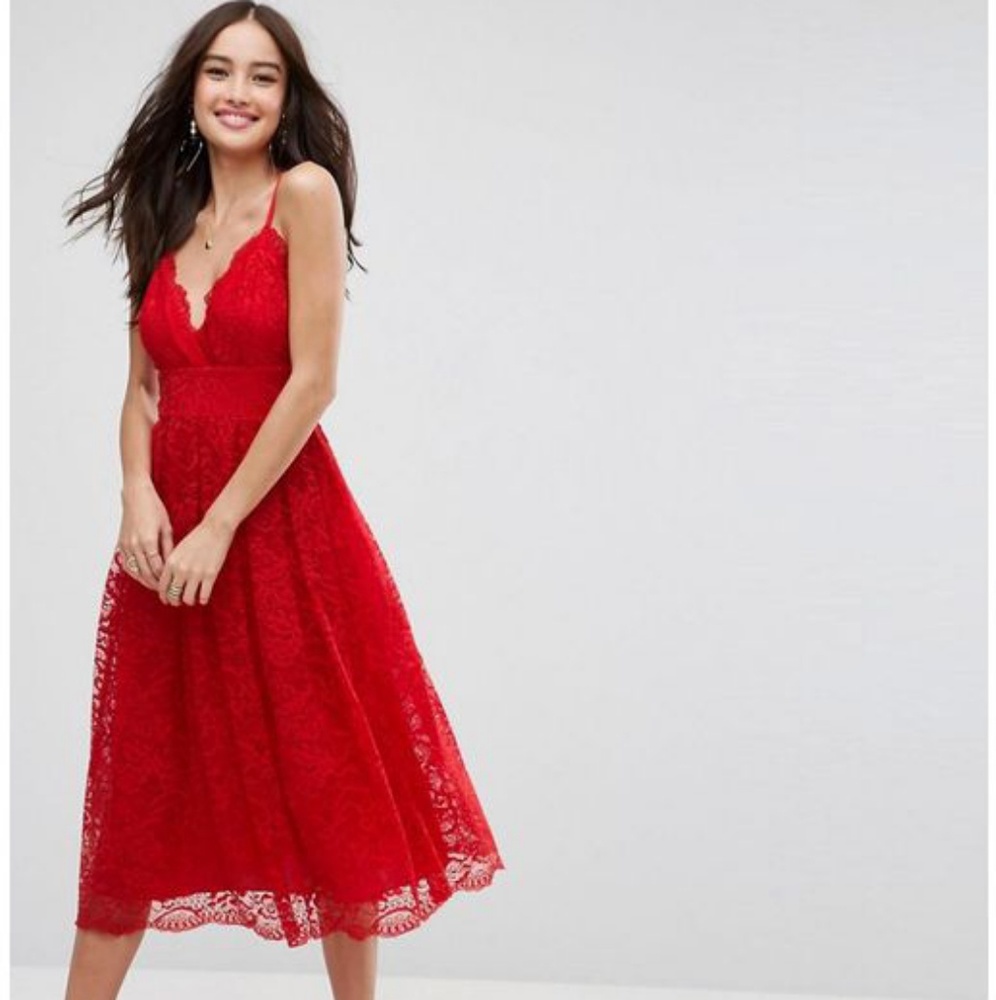 ASOS lace cami dress